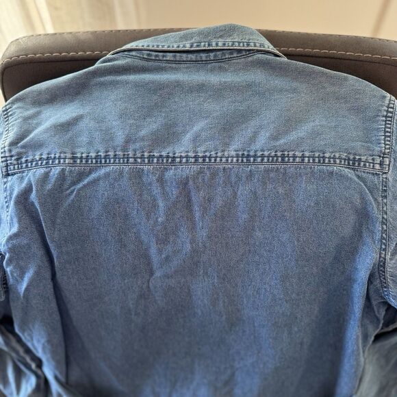 Vintage Cottagecore Fall Autumn Embroidered Patchwork Denim Jacket XL Pumpkin 90 - Picture 16 of 16